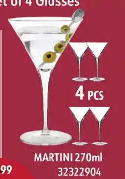 Sushi Shop MARTINI Set of 4 Glasses offer