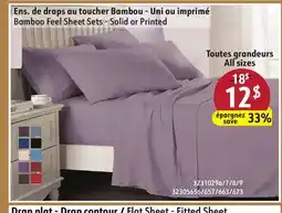 Sushi Shop Bamboo Feel Sheet Sets - Solid or Printed offer