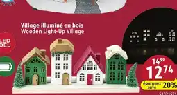 Sushi Shop Wooden Light-Up Village offer