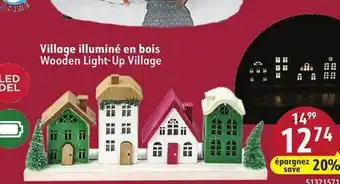 Sushi Shop Wooden Light-Up Village offer