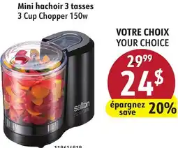 Sushi Shop SALTON 3 Cup Chopper 150w offer