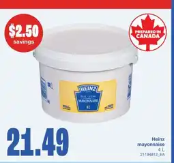 Wholesale Club MAYONNAISE, 4 L offer