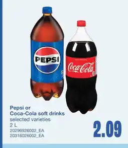 Wholesale Club SOFT DRINKS, 2 L offer