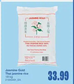 Wholesale Club THAI JASMINE RICE, 18 kg offer