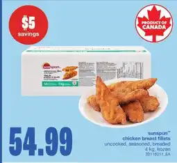 Wholesale Club CHICKEN BREAST FILLETS, 4 kg offer