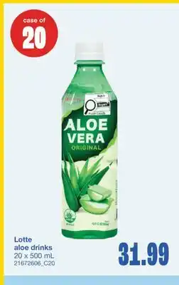 Wholesale Club ALOE DRINKS, 20 x 500 mL offer