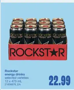 Wholesale Club ENERGY DRINKS, 12 x 473 mL offer