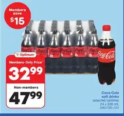 Wholesale Club SOFT DRINKS, 24 x 500 mL offer