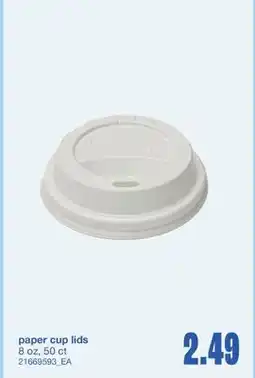 Wholesale Club PAPER CUP LIDS, 8 oz, 50 ct offer
