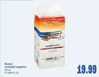 Wholesale Club COCKTAIL NAPKINS, 20 ct offer