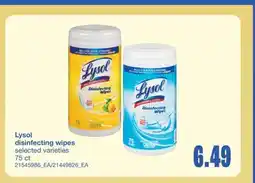Wholesale Club DISINFECTING WIPES, 75 ct offer