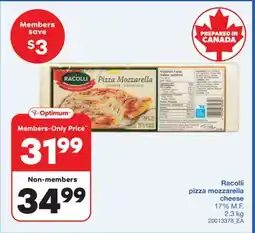Wholesale Club PIZZA MOZZARELLA CHEESE, 2.3 kg offer