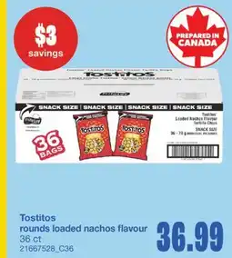 Wholesale Club ROUNDS LOADED NACHOS FLAVOUR, 36 ct offer