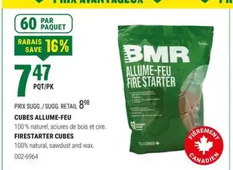 BMR CUBES ALLUME-FEU offer