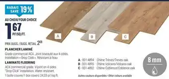 BMR LAMINATE FLOORING offer