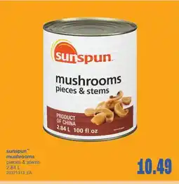 Wholesale Club MUSHROOMS, 2.84 L offer