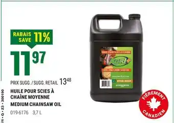 BMR HUILE POUR SCIES À CHAÎNE MOYENNE offer