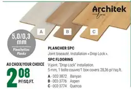 BMR PLANCHER SPC offer