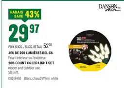 BMR JEU DE 200 LUMIÈRES DEL C6 offer