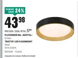 BMR PLAFONNIER DEL  RUSTYA  offer