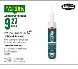 BMR SCELLANT SILICONE offer