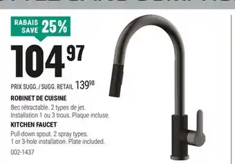 BMR ROBINET DE CUISINE offer