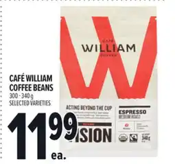 Metro CAFÉ WILLIAM COFFEE BEANS offer