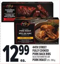 Metro 44TH STREET FULLY COOKED PORK BACK RIBS offer