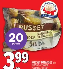 Metro RUSSET POTATOES offer