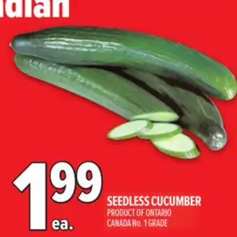 Metro SEEDLESS CUCUMBER offer