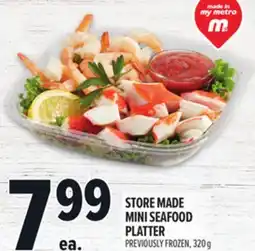 Metro STORE MADE MINI SEAFOOD PLATTER offer