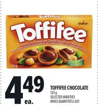 Metro TOFFIFEE CHOCOLATE offer