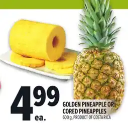 Metro GOLDEN PINEAPPLE OR CORED PINEAPPLES offer