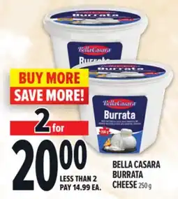 Metro BELLA CASARA BURRATA CHEESE offer