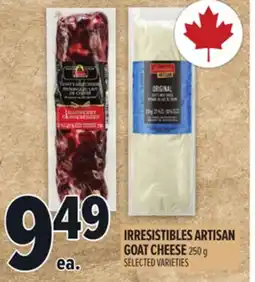 Metro IRRESISTIBLES ARTISAN GOAT CHEESE offer
