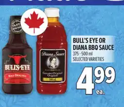 Metro BULL'S EYE OR DIANA BBQ SAUCE offer