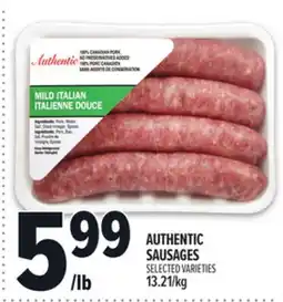 Metro AUTHENTIC SAUSAGES offer