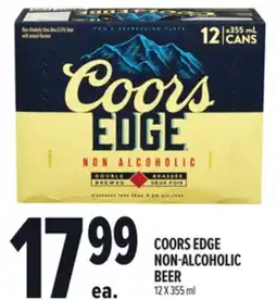 Metro COORS EDGE NON-ALCOHOLIC BEER offer