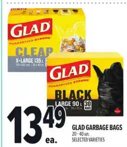 Metro GLAD GARBAGE BAGS offer