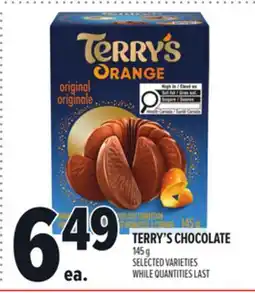 Metro TERRY'S CHOCOLATE offer