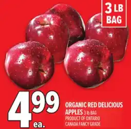 Metro ORGANIC RED DELICIOUS APPLES offer