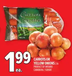 Metro CARROTS OR YELLOW ONIONS offer