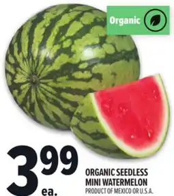 Metro ORGANIC SEEDLESS MINI WATERMELON offer