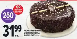 Metro FRONT STREET BAKERY CHOCOLATE TRUFFLE MARBLE CAKE offer