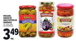 Metro MOLISANA, AURORA OR UNICO PEPPERS OR MARINADES offer
