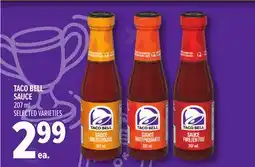 Metro TACO BELL SAUCE offer
