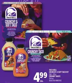 Metro TACO BELL CRUNCHY & SOFT TACO KIT offer