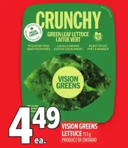 Metro VISION GREENS LETTUCE offer