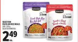 Metro SELECTION PASTA OR RICE MEALS offer