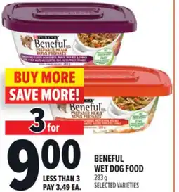 Metro BENEFUL WET DOG FOOD offer